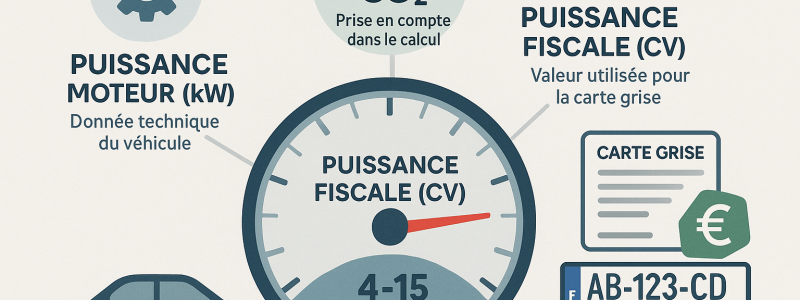 Puissance fiscale : comment est-elle calculée et quel impact sur la carte grise ? (Guide complet 2025)