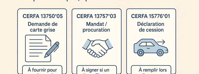 Comment remplir les formulaires CERFA 13750*05, 13757*03 et 15776*01 ? (Guide simple)