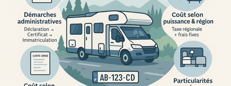 Carte grise pour camping-car et véhicule de loisirs : démarches, coût et particularités (Guide complet)