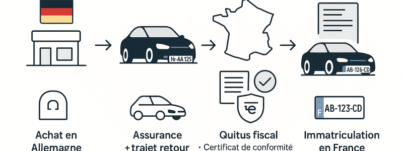 Acheter un véhicule en Allemagne : les étapes pour obtenir la carte grise française (Guide complet 2025)