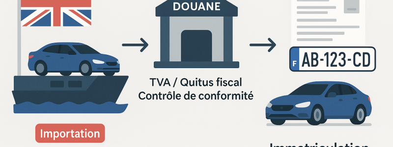 Importation d’un véhicule hors UE (Royaume-Uni, Suisse, USA…) : démarches spécifiques pour obtenir la carte grise française